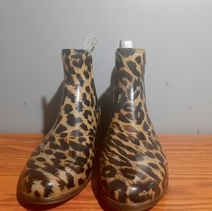 J Crew cheetah print Booties